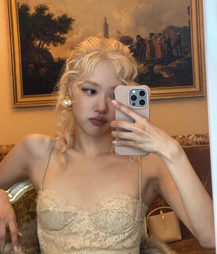 블랙핑크 로제 인스타그램 볼드한 귀걸이